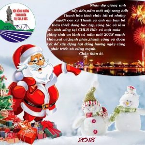 Hội đồng hương Thanh hóa tại CHLB  Đức Chúc mừng Giáng sinh và năm mới 2018