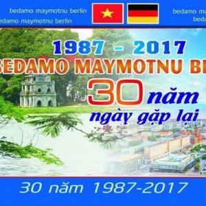 BEDAMO MAYMOTNU Berlin mời dự kỷ niệm 30 năm ngày đến Đức