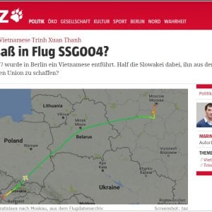 Chuyến bay mang số SSG004 của chính phủ Slovakia đã đưa chui Trịnh Xuân Thanh ra khỏi EU?