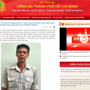 Hanoier Regime verstößt erneut gegen die Pressefreiheit – unabhängiger Journalist Phạm Chí Dũng verhaftet