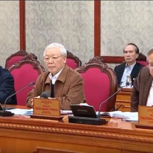 Nguyễn Phú Trọng lần đầu họp về chống cúm Vũ Hán, ca ngợi chế độ ‘ưu việt’, ‘tốt đẹp’