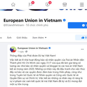 EU requires Vietnam to promote human rights when implementing EVFTA