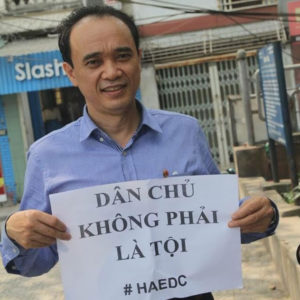 Hanoi-based Democracy Campaigner Nguyen Trung Linh Secretly Convicted of “Conducting Anti-state Propaganda,” Sentenced to 12 Years in Prison