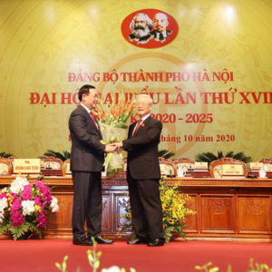 Will Nguyen Phu Trong give “his throne” to Vuong Dinh Hue?