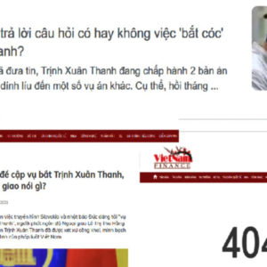 Vietnamese Police General To An Xo says honoring Trinh Xuan Thanh’s kidnapper normal act