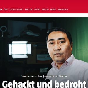 Nhà báo Việt Nam tại Berlin: Bị tấn công và bị đe dọa