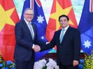 Australian and Vietnamese Prime Ministers discuss South China Sea issue, Australia pledges aid of AU$105 million