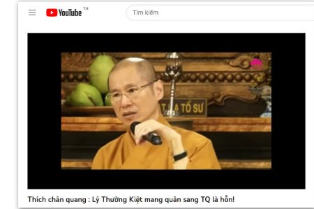 Thich Chan Quang measures Buddhist value with Communist rules