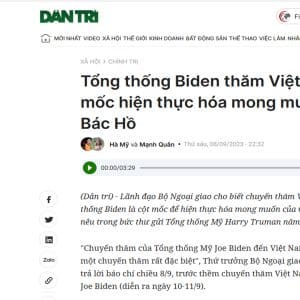 Vietnam-United States relations: What did late President Ho wish that Vietnam’s leaders wanted to realize?