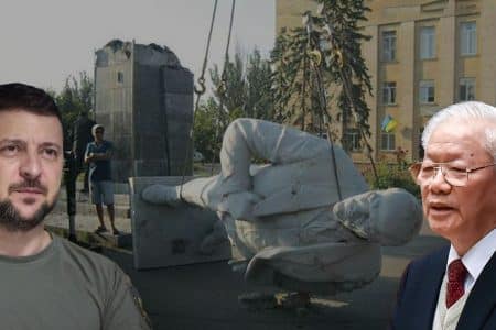 Tượng đài Lenin bị dỡ bỏ ở Đông Âu