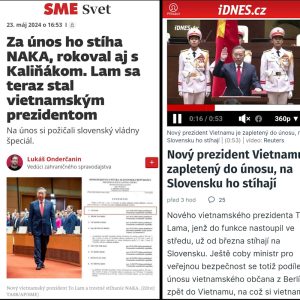 Các tờ báo lớn của Slovakia và Séc đưa tin Tô Lâm bị truy Tố