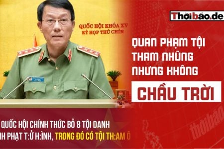 Quan phạm tội tham nhũng nhưng không chầu trời 