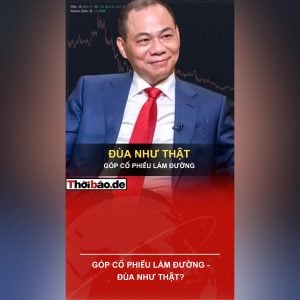GÓP CỔ PHIẾU LÀM ĐƯỜNG – ĐÙA NHƯ THẬT?