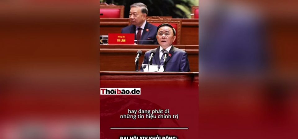 ĐẠI HỘI XIV KHỞI ĐỘNG: NGHI THỨC HAY TÍN HIỆU CHÍNH TRỊ?