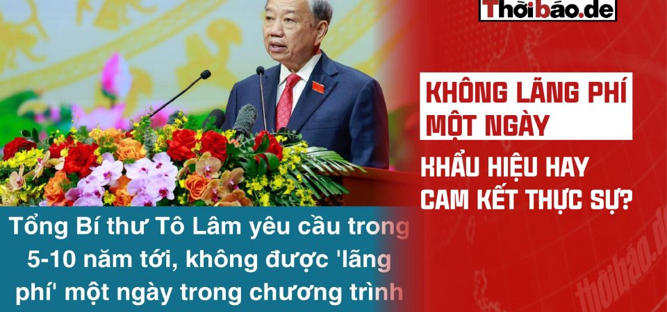 “KHÔNG LÃNG PHÍ MỘT NGÀY”: KHẨU HIỆU HAY CAM KẾT THỰC SỰ?