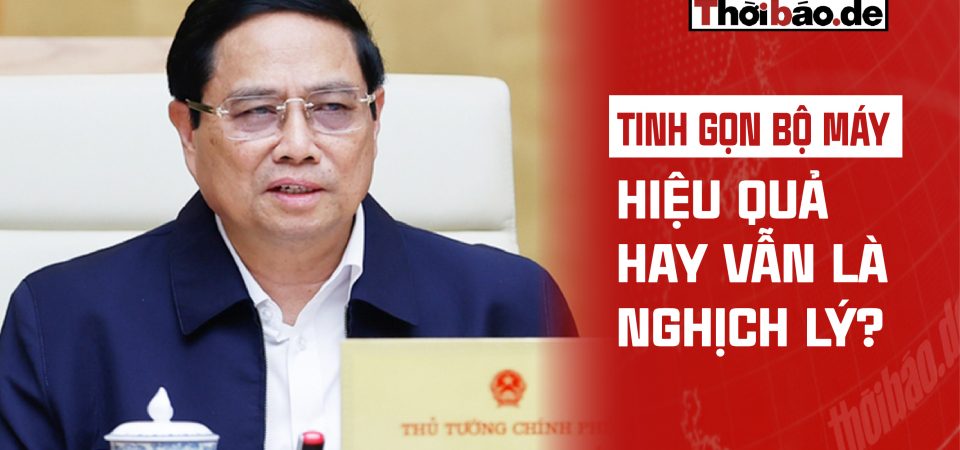 TINH GỌN BỘ MÁY: HIỆU QUẢ HAY VẪN LÀ NGHỊCH LÝ?