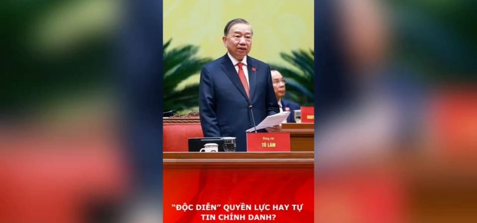 “ĐỘC DIỄN” QUYỀN LỰC HAY TỰ TIN CHÍNH DANH?