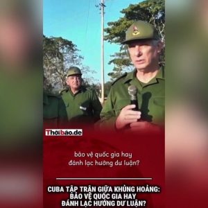 Cuba tập trận giữa khủng hoảng: bảo vệ quốc gia hay đánh lạc hướng dư luận?