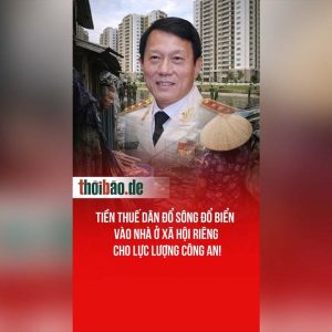 Tiền thuế dân đổ sông đổ biển vào nhà ở xã hội riêng cho lực lượng Công an!