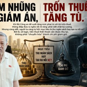 Tham nhũng giảm án, trốn thuế tăng tù.