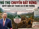 Phú Thọ chuyển đất rừng: Quyết định gây tranh cãi về môi trường.