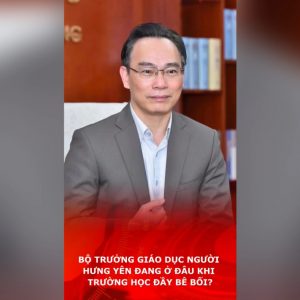 Bộ trưởng Giáo dục người Hưng Yên đang ở đâu khi trường học đầy bê bối?