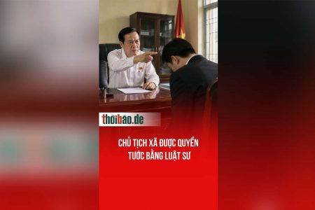 Chủ tịch xã được quyền tước bằng Luật Sư