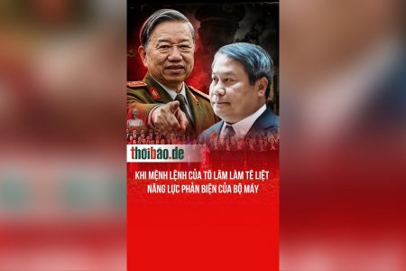 Khi mệnh lệnh của Tô Lâm làm tê liệt năng lực phản biện của bộ máy