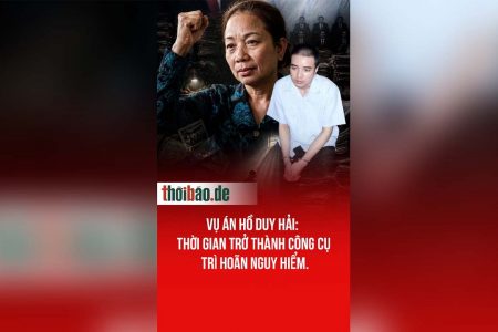 Vụ án Hồ Duy Hải: Thời gian trở thành công cụ trì hoãn nguy hiểm.