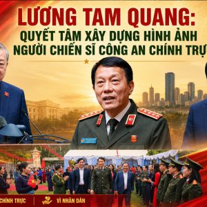 Lương Tam Quang: Quyết tâm xây dựng hình ảnh người chiến sĩ Công an chính trực.