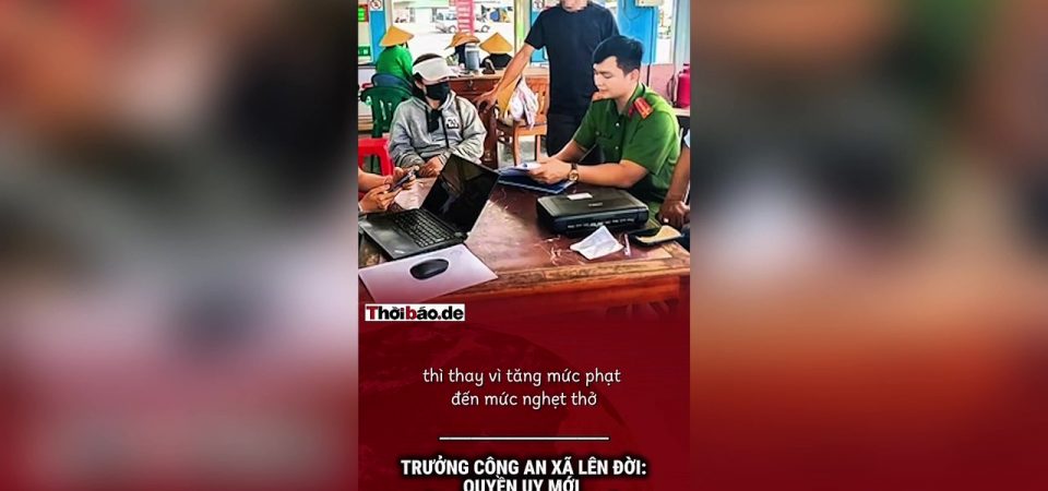 Trưởng công an xã lên đời: Quyền uy mới trên từng mét đường làng.