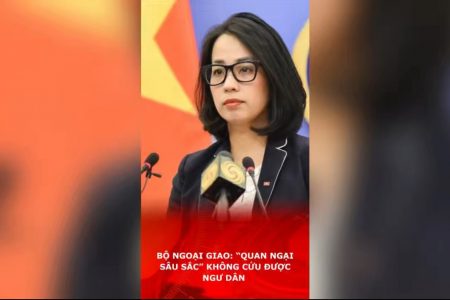 Bộ ngoại giao: “quan ngại sâu sắc” không cứu được ngư dân