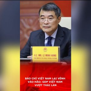 Báo chí Việt Nam lại vênh váo hão: GDP Việt Nam vượt Thái Lan.