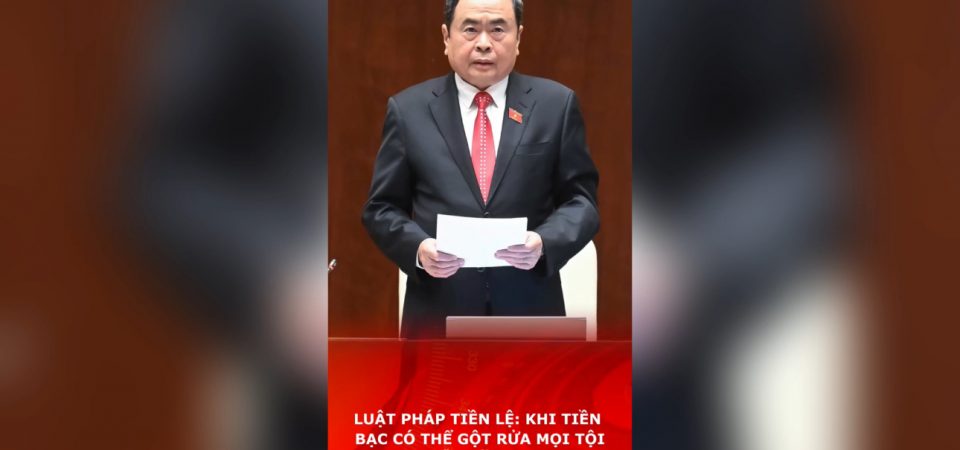Luật pháp tiền lệ: Khi tiền bạc có thể gột rửa mọi tội lỗi đất đai.
