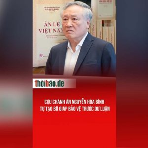 Cựu Chánh án Nguyễn Hòa Bình tự tạo bộ giáp bảo vệ trước dư luận