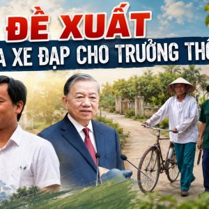 Đề xuất mua xe đạp cho trưởng thôn