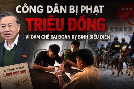 Công dân bị phạt triệu đồng vì dám chê bai đoàn kỵ binh biểu diễn