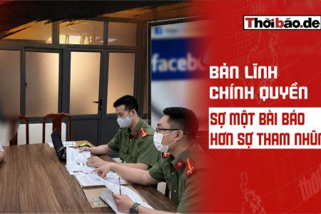 Bản lĩnh chính quyền: Sợ một bài báo hơn sợ tham nhũng