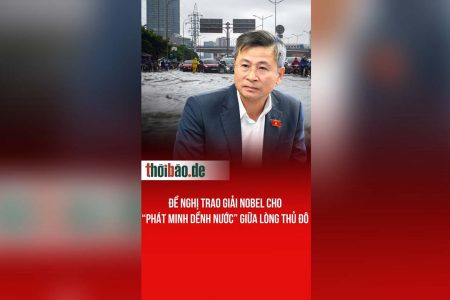 Đề nghị trao giải Nobel cho “phát minh dềnh nước” giữa lòng thủ đô