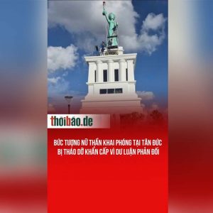 Bức tượng Nữ thần Khai phóng tại Tân Đức bị tháo dỡ khẩn cấp vì dư luận phản đối