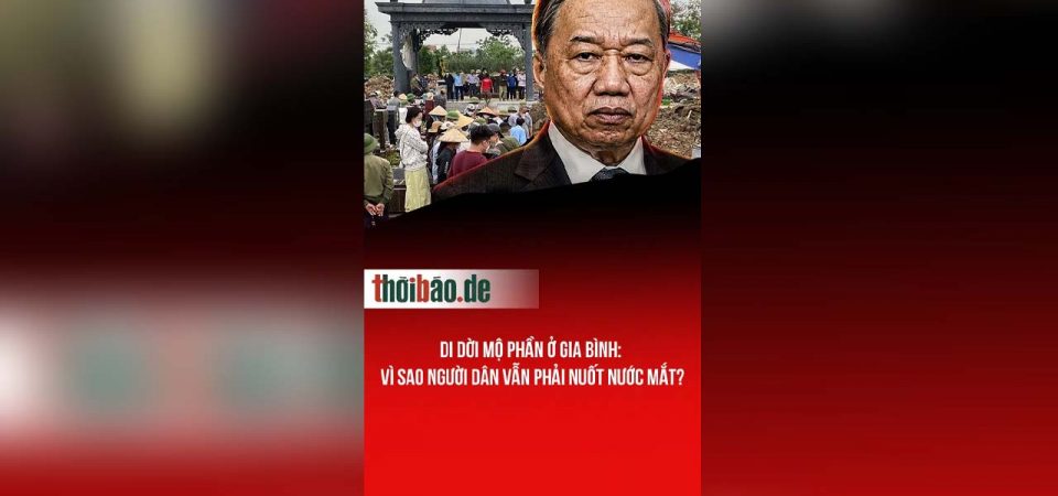 Di dời mộ phần ở Gia Bình: Vì sao người dân vẫn phải nuốt nước mắt?