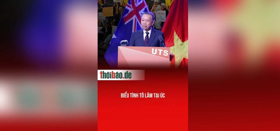 Biểu tình Tô Lâm tại Úc