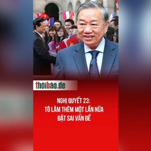 Nghị quyết 23: Tô Lâm thêm một lần nữa đặt sai vấn đề