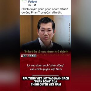 RFA Tiếng Việt lọt vào danh sách „phản động“ của chính quyền Việt Nam