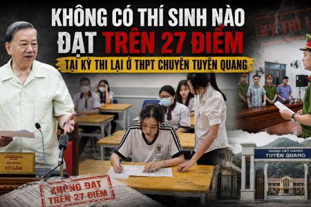 Không có thí sinh nào đạt trên 27 điểm tại kỳ thi lại ở THPT chuyên Tuyên Quang