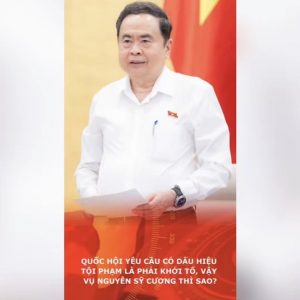 Quốc hội yêu cầu có dấu hiệu tội phạm là phải khởi tố, vậy vụ Nguyễn Sỹ Cương thì sao?