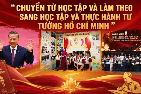 Chuyển từ học tập và làm theo sang học tập và thực hành tư tưởng Hồ Chí Minh