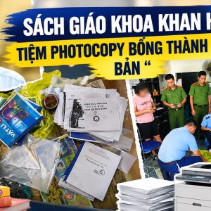 Sách giáo khoa khan hiếm, tiệm photocopy bỗng thành “Nhà xuất bản”