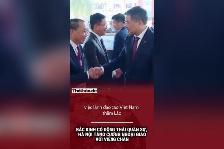 Bắc Kinh có động thái quân sự, Hà Nội tăng cường ngoại giao với Viêng Chăn