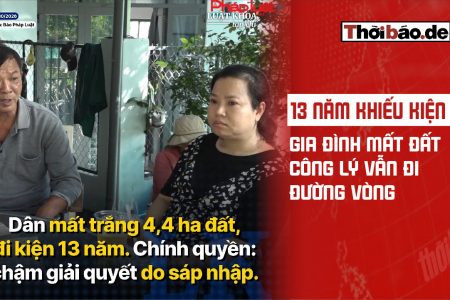 13 năm khiếu kiện: Gia đình mất đất, công lý vẫn đi đường vòng